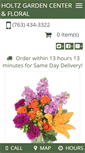 Mobile Screenshot of holtzfloralhamlakemn.com